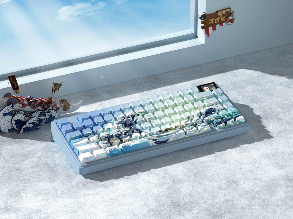 XVX K75 Pro 75% CNC Aluminum Wireless Gasket Mechanical Keyboard