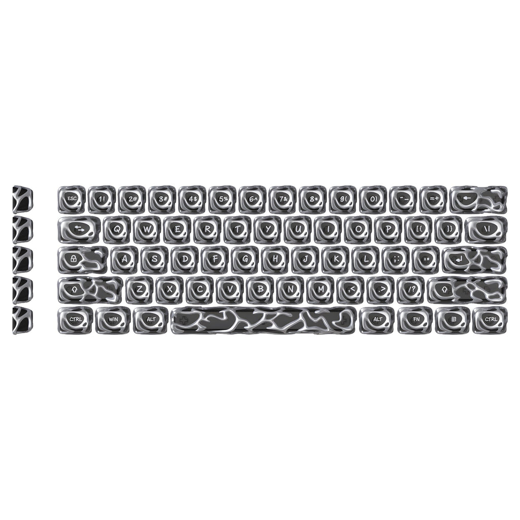 XVX Venom Themed Liquid Metallic Electroplating ABS+PC Keycap Set