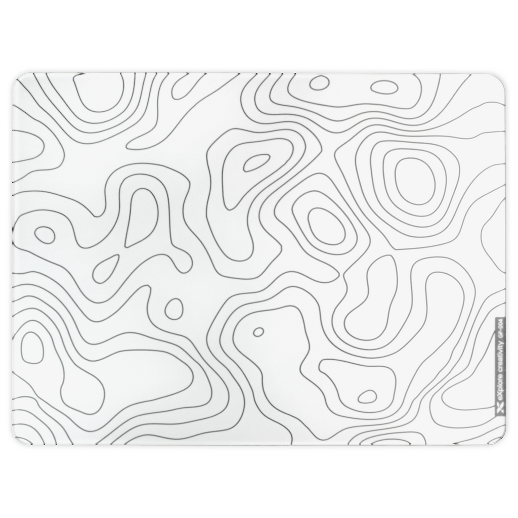 XVX Tempered Glass Large Mouse Pad for FPS Gaming