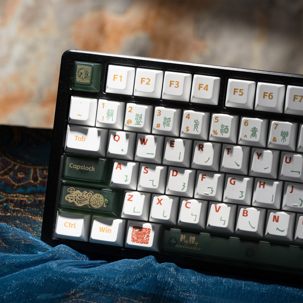XVX Dunhuang Themed Cherry Profile Dye-Sub PBT Keycaps 212-Key Full Set