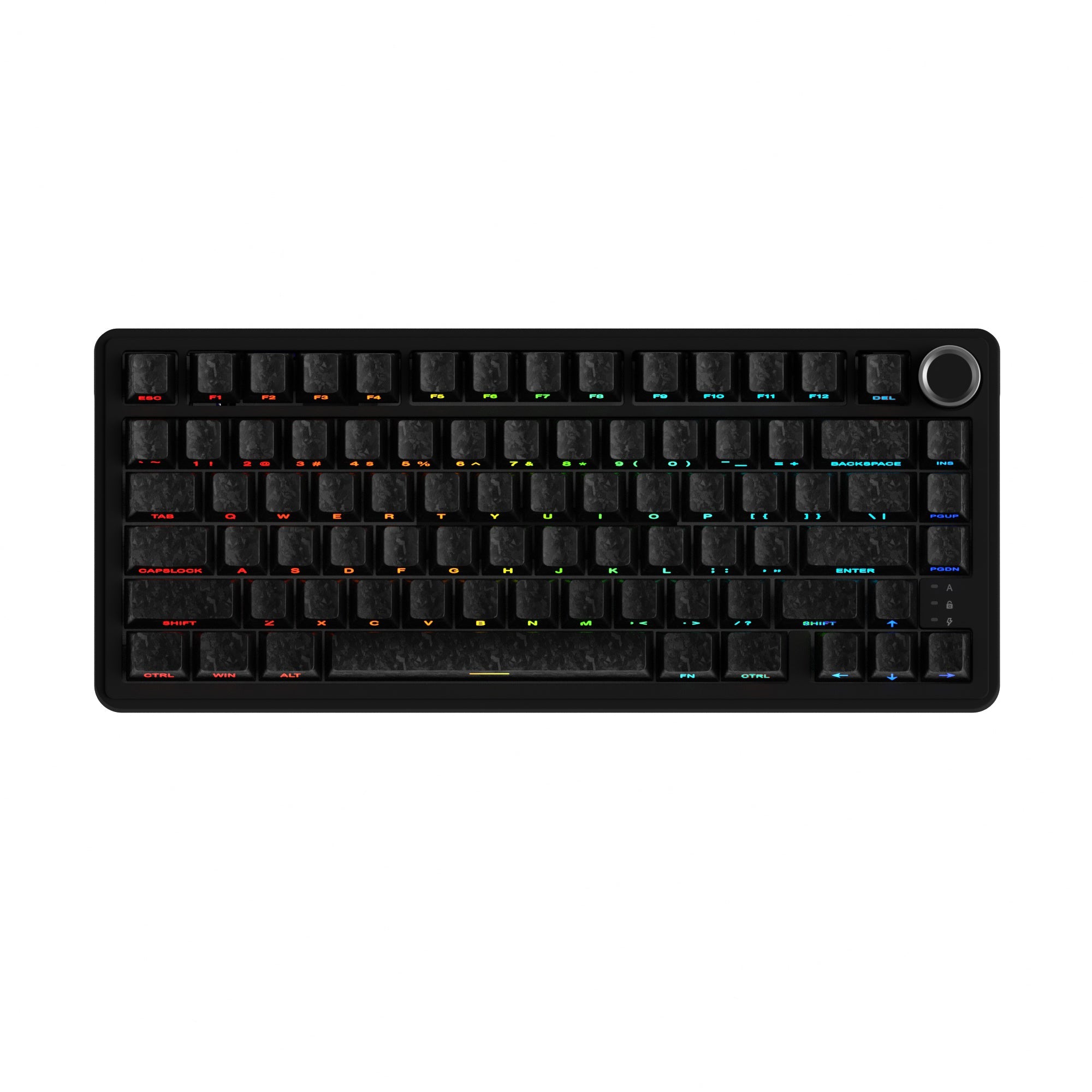XVX M75 Lumina 75% Tri-Mode RGB Mechanical Keyboard with Knob