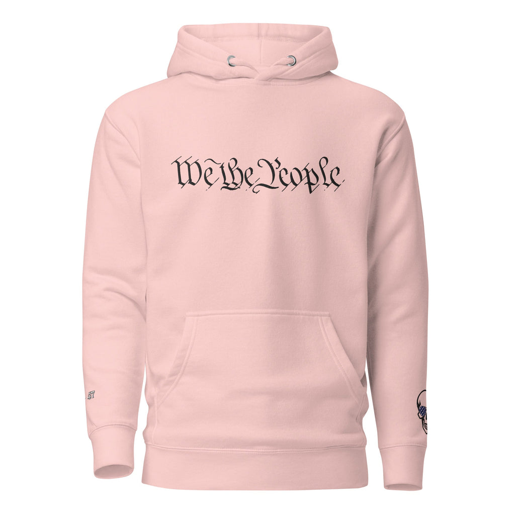 We the People Embroidered + easter-egg QR Code - Trump Dance - Unisex comfy Hoodie
