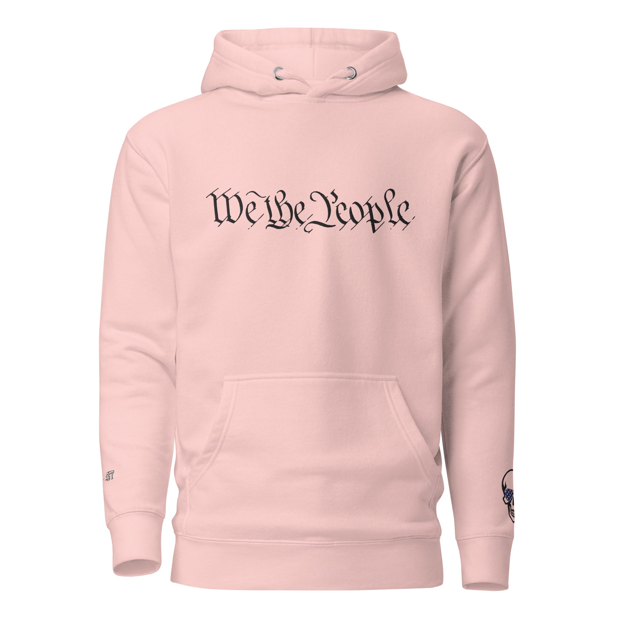 We the People Embroidered + easter-egg QR Code - Trump Dance - Unisex comfy Hoodie