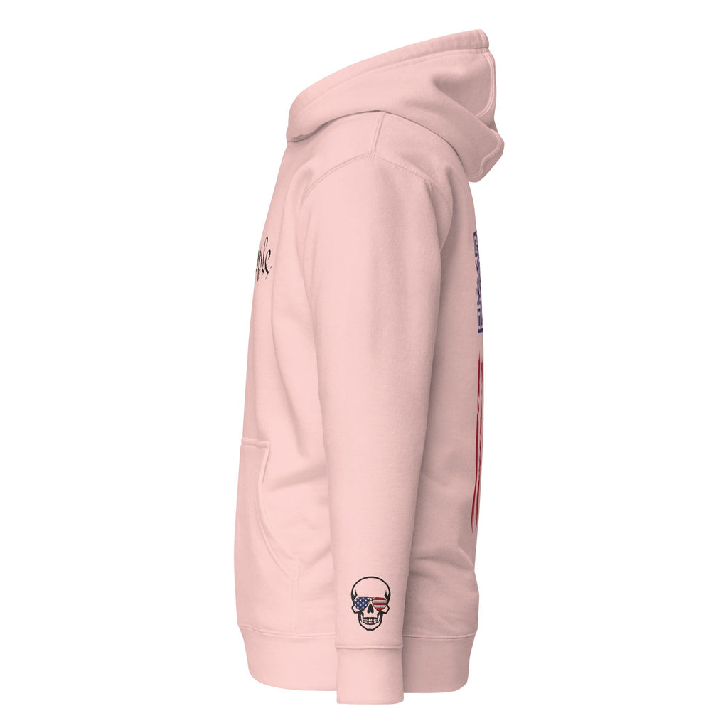 We the People Embroidered + easter-egg QR Code - Trump Dance - Unisex comfy Hoodie