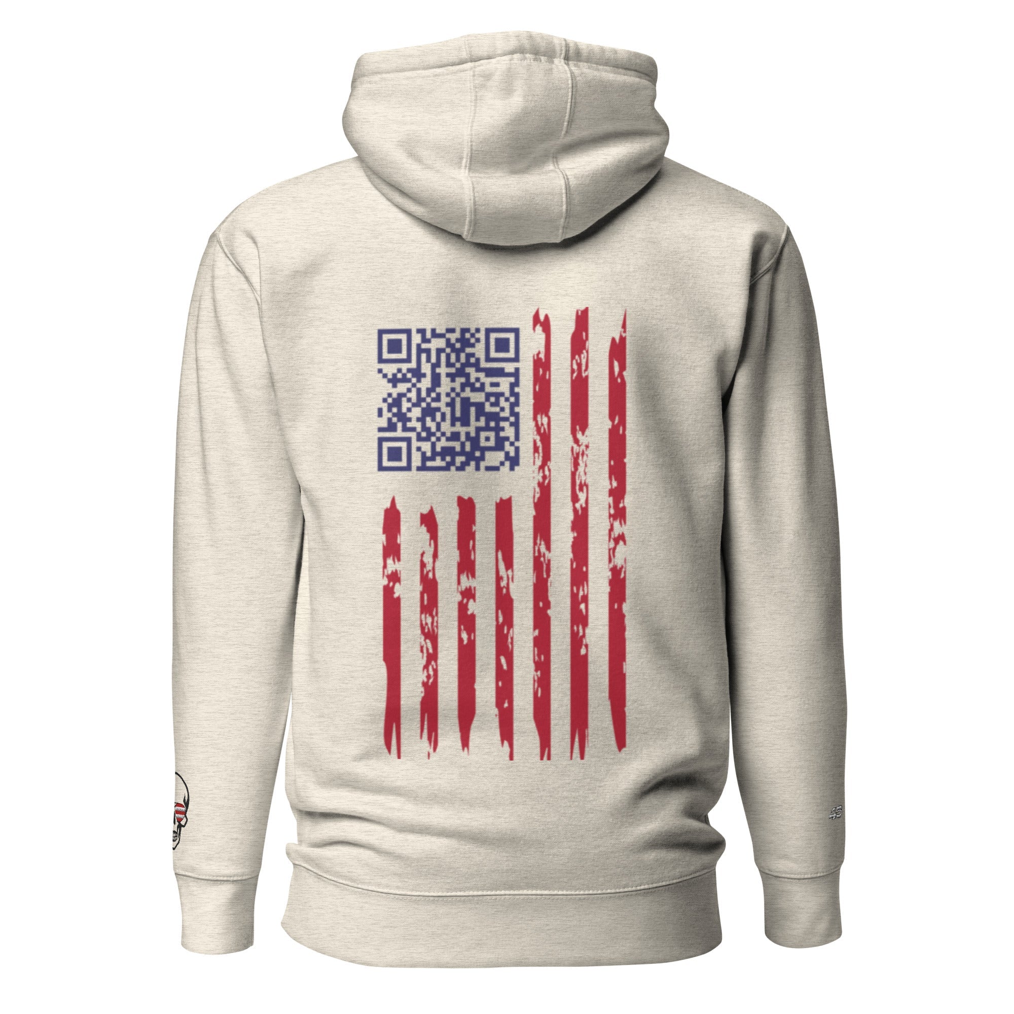 We the People Embroidered + easter-egg QR Code - Trump Dance - Unisex comfy Hoodie