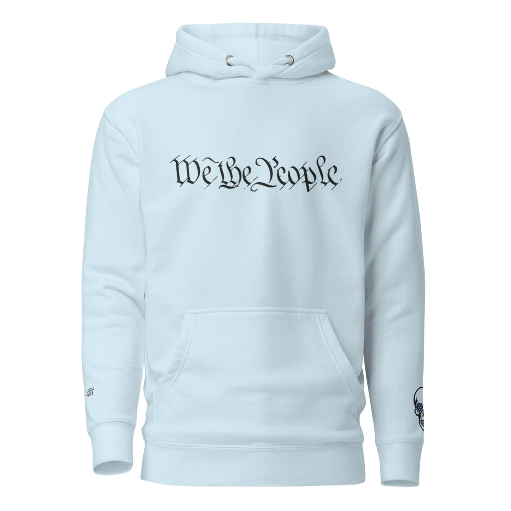 We the People Embroidered + easter-egg QR Code - Trump Dance - Unisex comfy Hoodie
