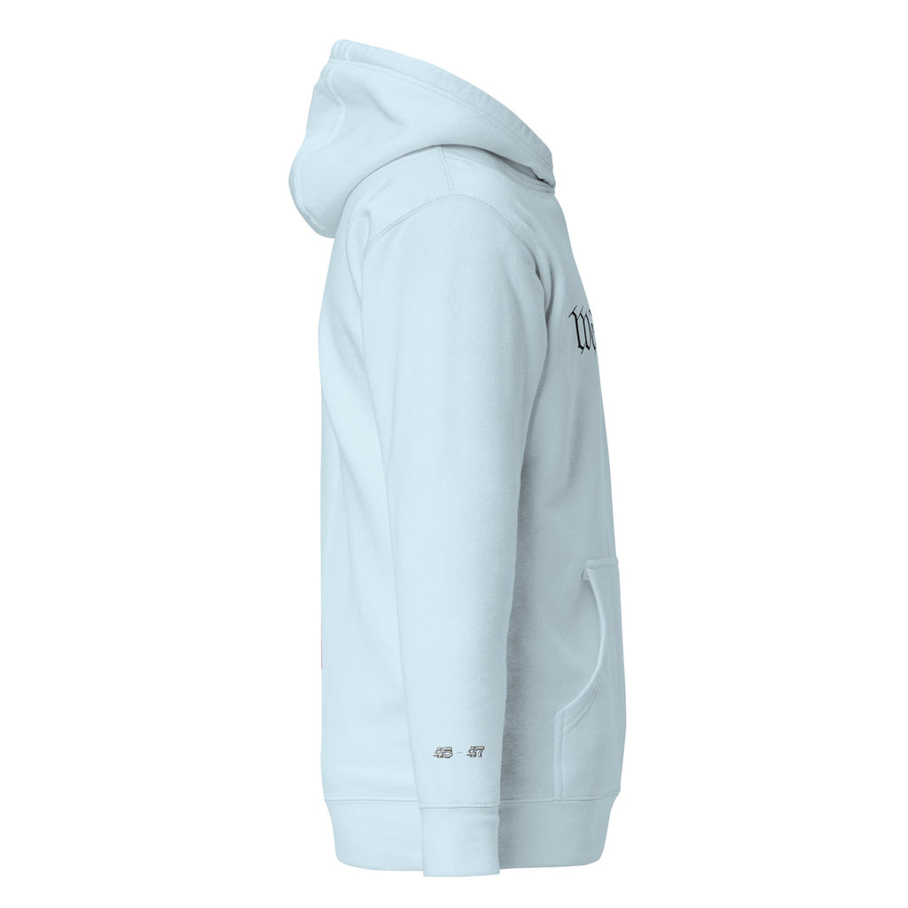 We the People Embroidered + easter-egg QR Code - Trump Dance - Unisex comfy Hoodie