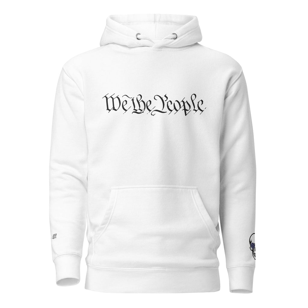We the People Embroidered + easter-egg QR Code - Trump Dance - Unisex comfy Hoodie